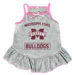 Wholesale Mississippi State Bulldogs Pet Dress Grey Type- Assorted Sizes