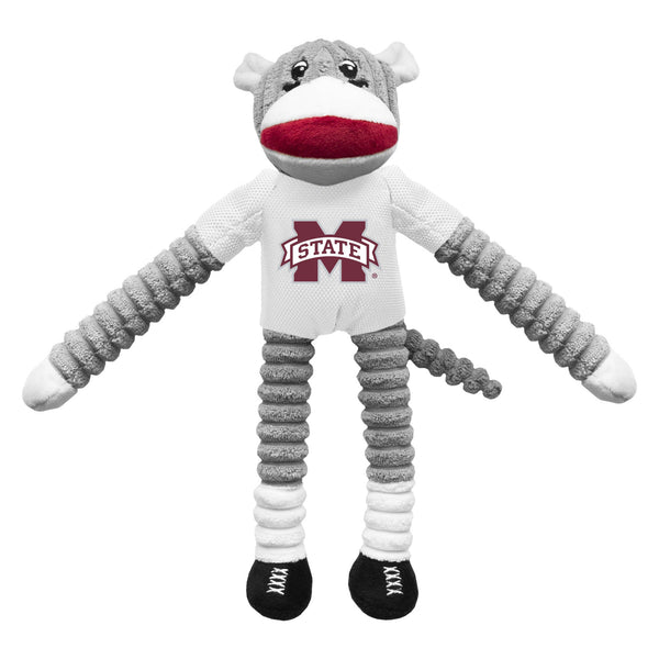 Wholesale Mississippi State Bulldogs Team Sock Monkey Pet Toy