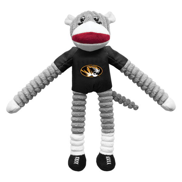 Wholesale Missouri Tigers Team Sock Monkey Pet Toy