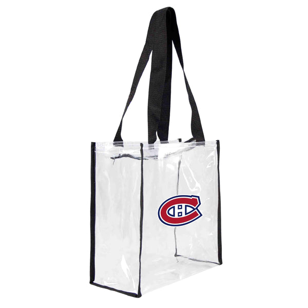 Wholesale Montreal Canadiens Clear Square Stadium Tote