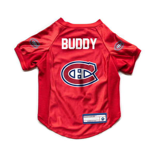 Wholesale Montreal Canadiens Custom Pet Stretch Jersey