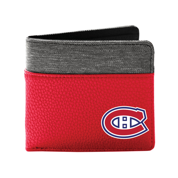 Wholesale Montreal Canadiens Pebble BiFold Wallet LRED