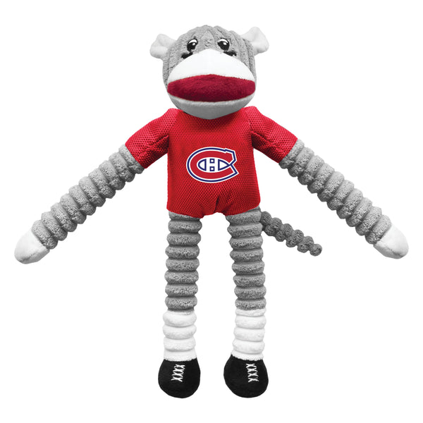 Wholesale Montreal Canadiens Team Sock Monkey Pet Toy