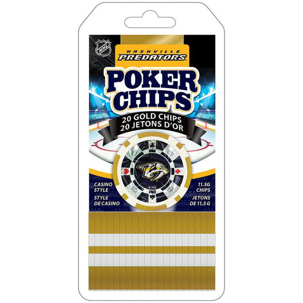 Wholesale Nashville Predators 20 Piece Poker Chips