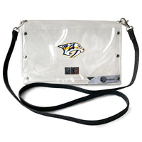 Wholesale Nashville Predators Clear Envelope Purse STRAP