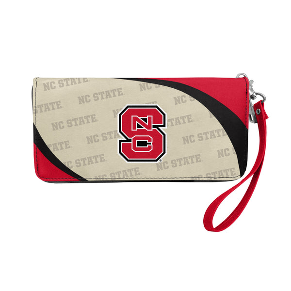 Wholesale NC State Wolfpack Curve Zip Organizer Wallet