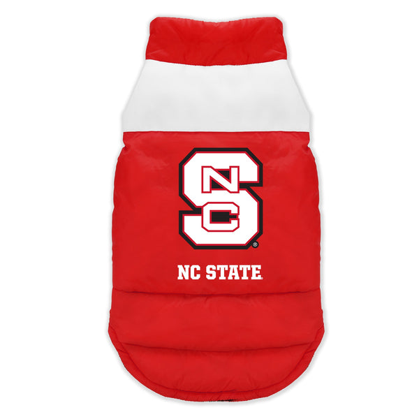 Wholesale NC State Wolfpack Pet Parka Puff Vest