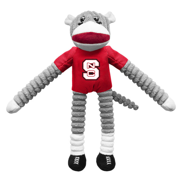 Wholesale NC State Wolfpack Team Sock Monkey Pet Toy