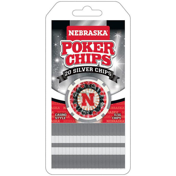 Wholesale Nebraska Cornhuskers 20 Piece Poker Chips