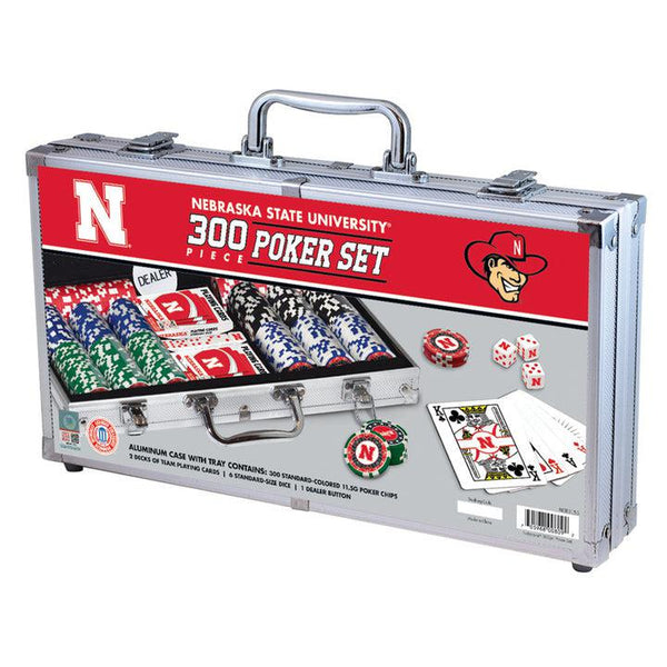 Wholesale Nebraska Cornhuskers 300 Piece Poker Set