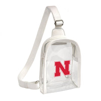 Wholesale Nebraska Cornhuskers Clear Mini Sling