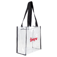 Wholesale Nebraska Cornhuskers Clear Square Stadium Tote Alt