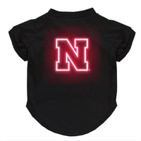 Wholesale Nebraska Cornhuskers Neon Pet T-Shirt