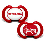 Wholesale Nebraska Cornhuskers - Pacifier 2-Pack