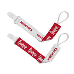 Wholesale Nebraska Cornhuskers - Pacifier Clip 2-Pack