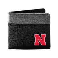 Wholesale Nebraska Cornhuskers Pebble BiFold Wallet BLCK