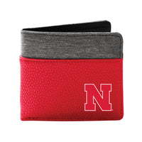 Wholesale Nebraska Cornhuskers Pebble BiFold Wallet LRED