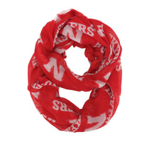 Wholesale Nebraska Cornhuskers Sheer Infinity Scarf