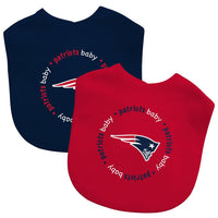 Wholesale New England Patriots - Baby Bibs 2-Pack - Red & Navy