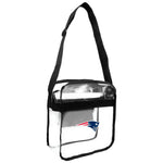 Wholesale New England Patriots Clear Carryall Crossbody