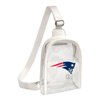 Wholesale New England Patriots Clear Mini Sling