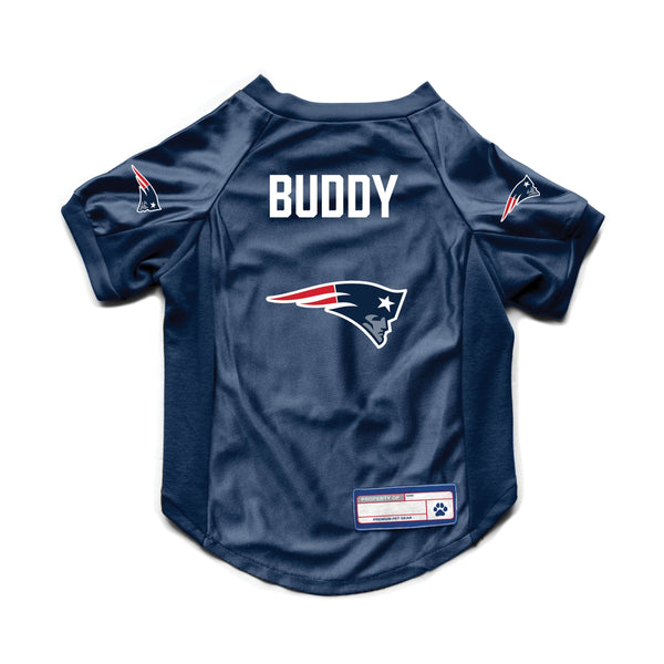 Wholesale New England Patriots Custom Pet Stretch Jersey