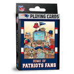 Wholesale New England Patriots Fan Deck Playing Cards - 54 Card Deck