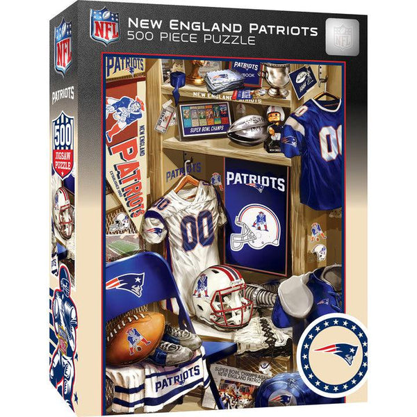 Wholesale New England Patriots - Locker Room 500 Piece Jigsaw Puzzle