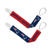 Wholesale New England Patriots - Pacifier Clip 2-Pack