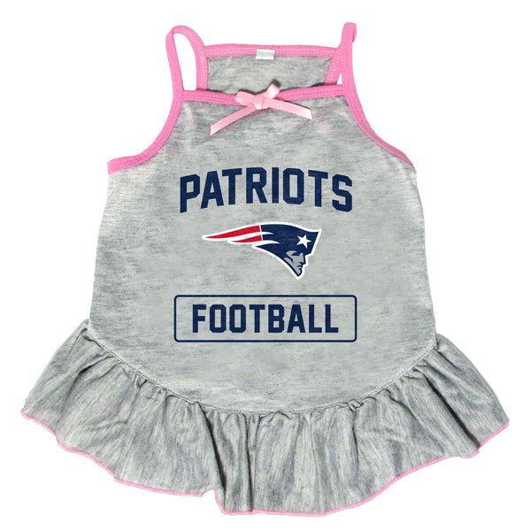 Wholesale New England Patriots Pet Dress Grey Type- Assorted Sizes