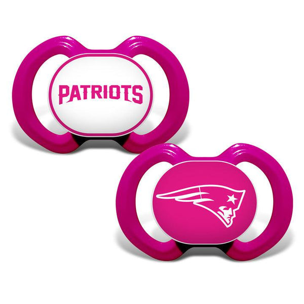 Wholesale New England Patriots - Pink Pacifier 2-Pack
