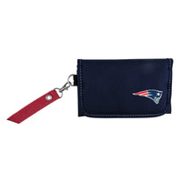 Wholesale New England Patriots Ribbon Organizer Wallet Dark Red