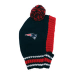 Wholesale New England Patriots Team Pet Knit Hat - Assorted Sizes