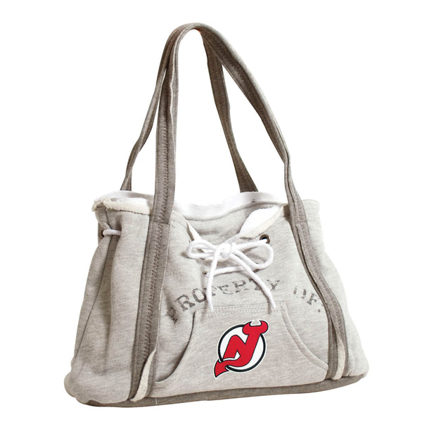 Wholesale New Jersey Devils Hoodie Purse Grey