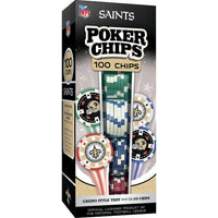 Wholesale New Orleans Saints 100 Piece Poker Chips