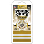 Wholesale New Orleans Saints 20 Piece Poker Chips