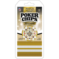 Wholesale New Orleans Saints 20 Piece Poker Chips