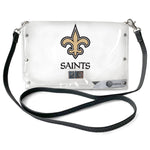 Wholesale New Orleans Saints Clear Envelope Purse STRAP