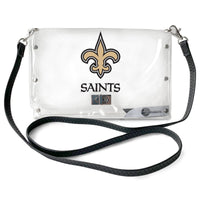 Wholesale New Orleans Saints Clear Envelope Purse STRAP