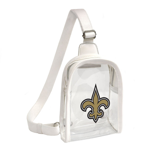 Wholesale New Orleans Saints Clear Mini Sling