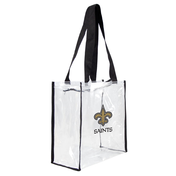 Wholesale New Orleans Saints Clear Square Stadium Tote