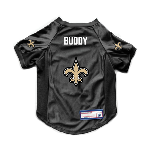 Wholesale New Orleans Saints Custom Pet Stretch Jersey