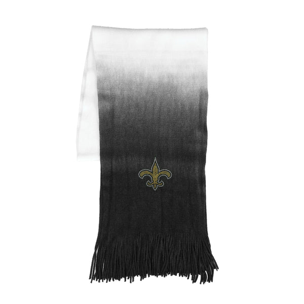 Wholesale New Orleans Saints Dip Dye Scarf Black