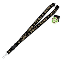 Wholesale New Orleans Saints NFL / LYD007 - Logo Lanyards Silkscreened