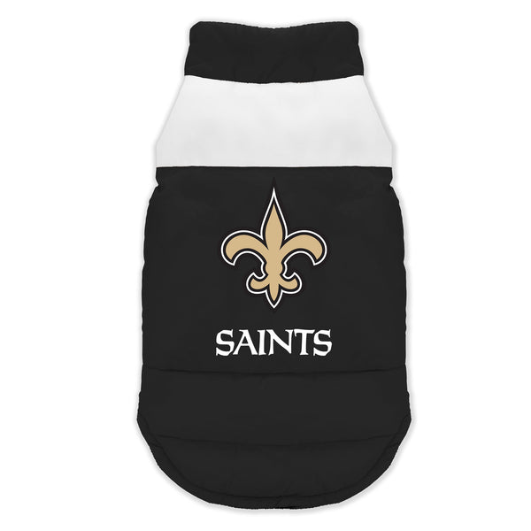 Wholesale New Orleans Saints Pet Parka Puff Vest