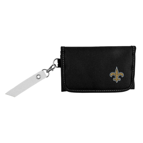 Wholesale New Orleans Saints Ribbon Organizer Wallet White