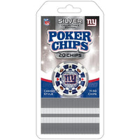Wholesale New York Giants 20 Piece Poker Chips