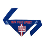 Wholesale New York Giants Pet Bandana - Assorted Sizes