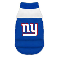 Wholesale New York Giants Pet Parka Puff Vest
