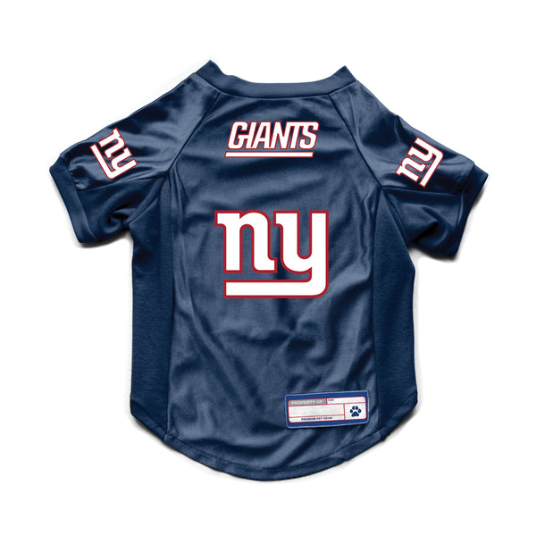 Wholesale New York Giants Pet Stretch Jersey S